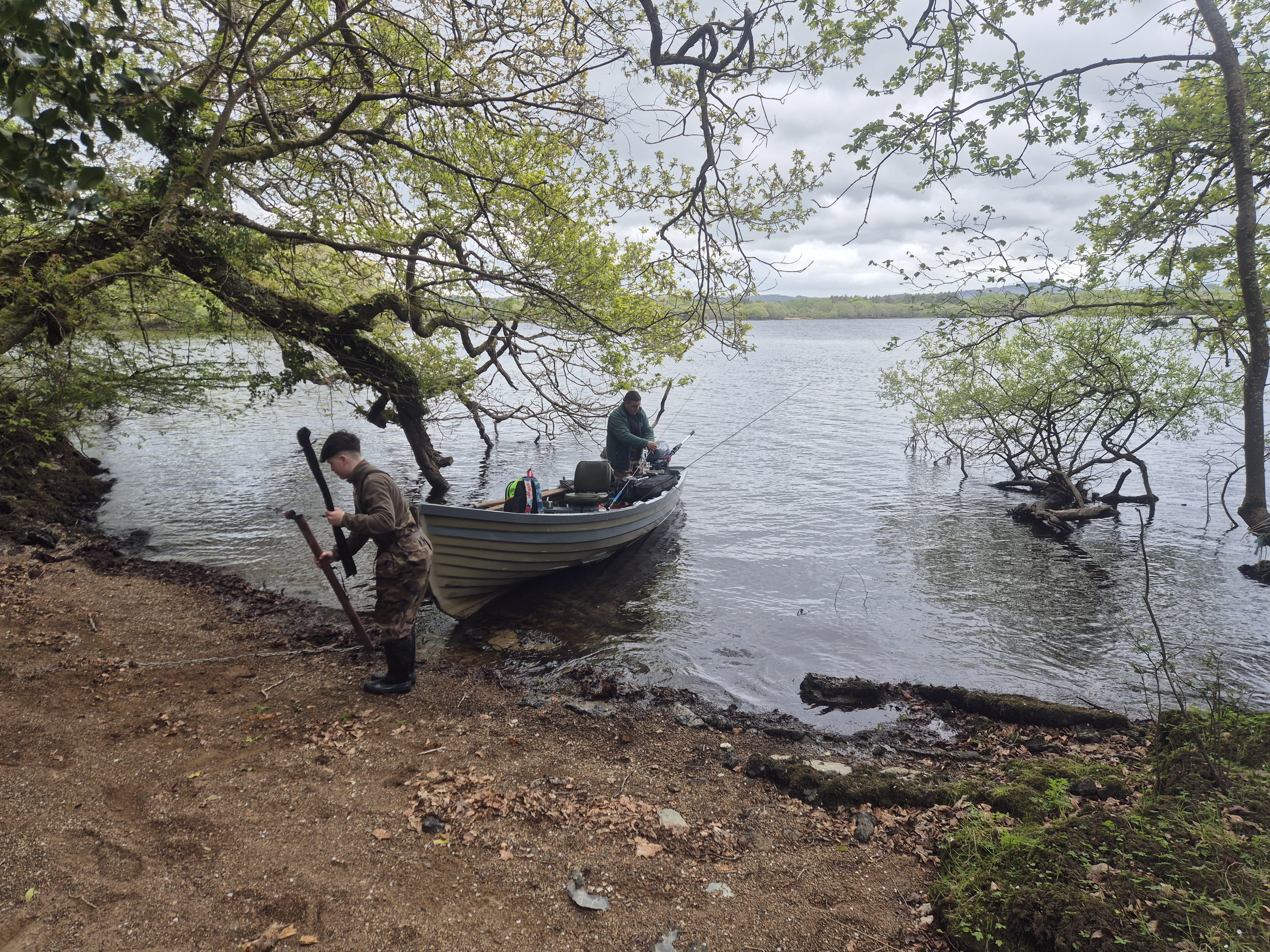 Fishing boat on Lough Leane