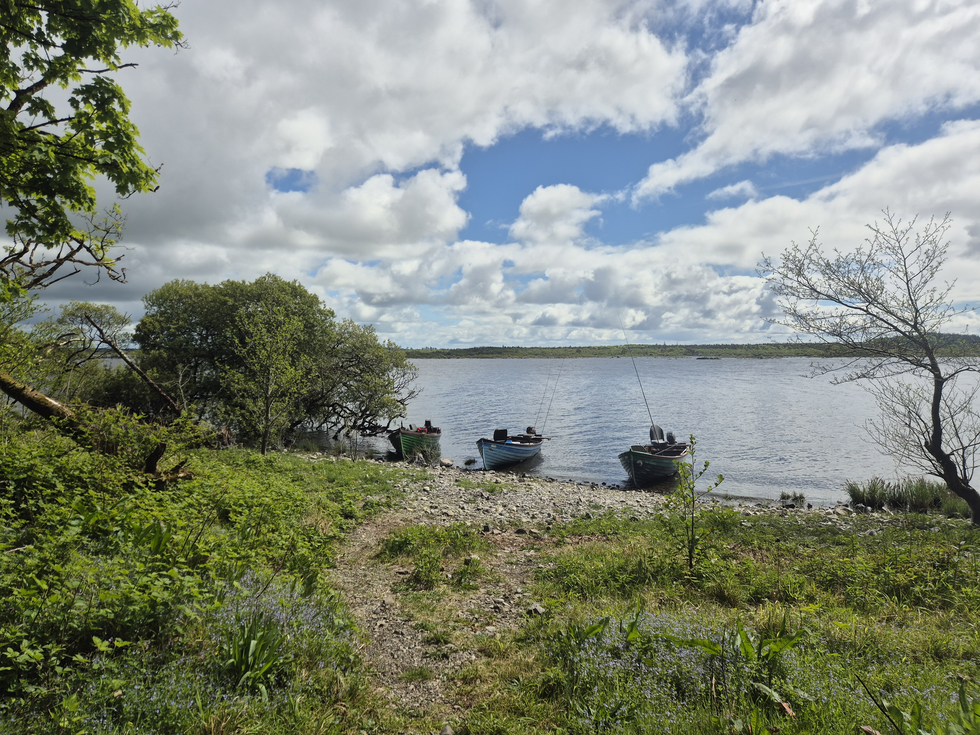 Boats on Lough Mask
