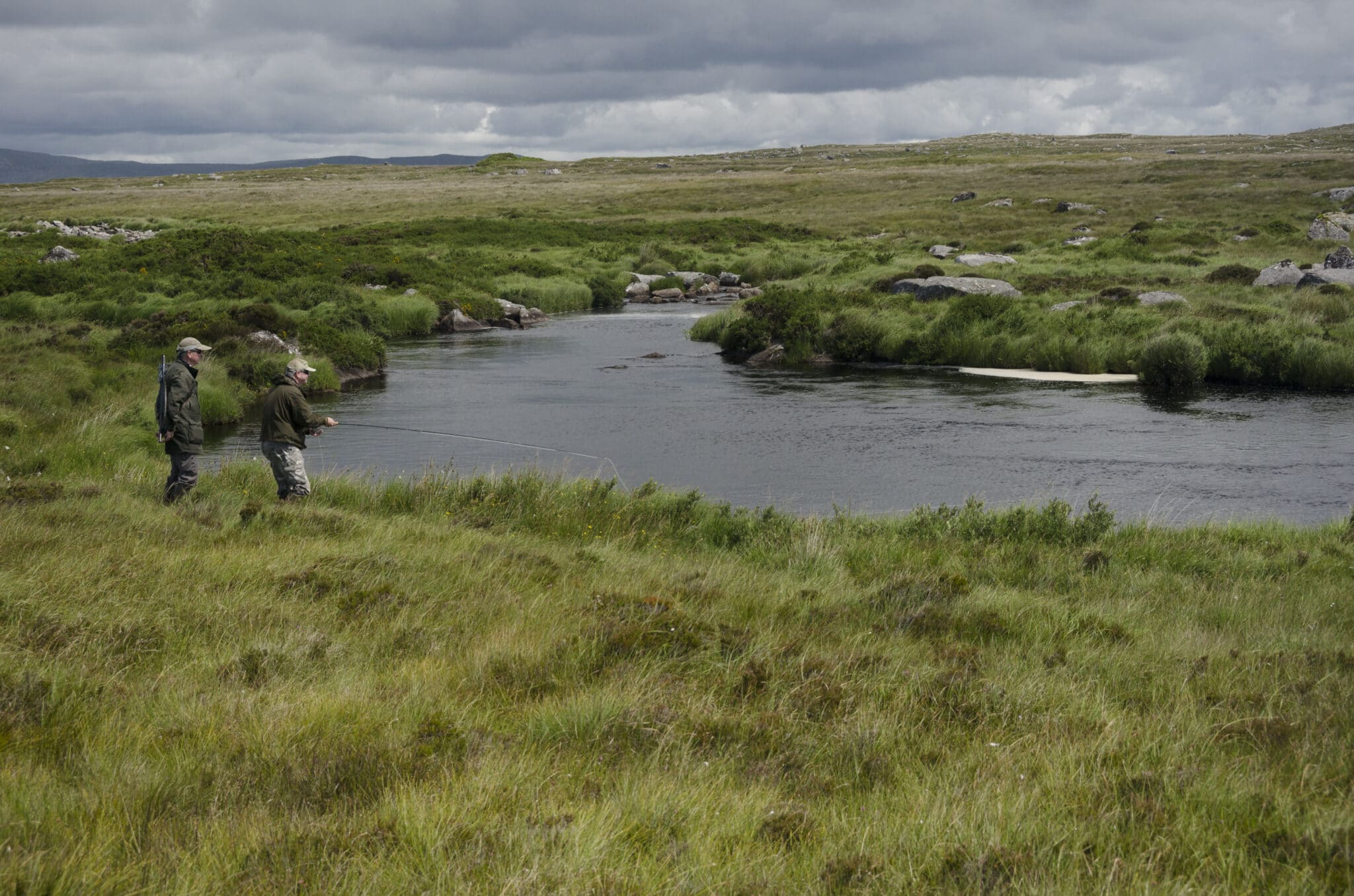 Fishing at Costello & Fermoyle Fishery, Co. Galway