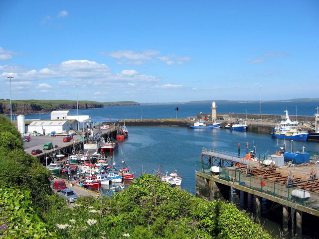 Fishing at Dunmore East, Co. Waterford