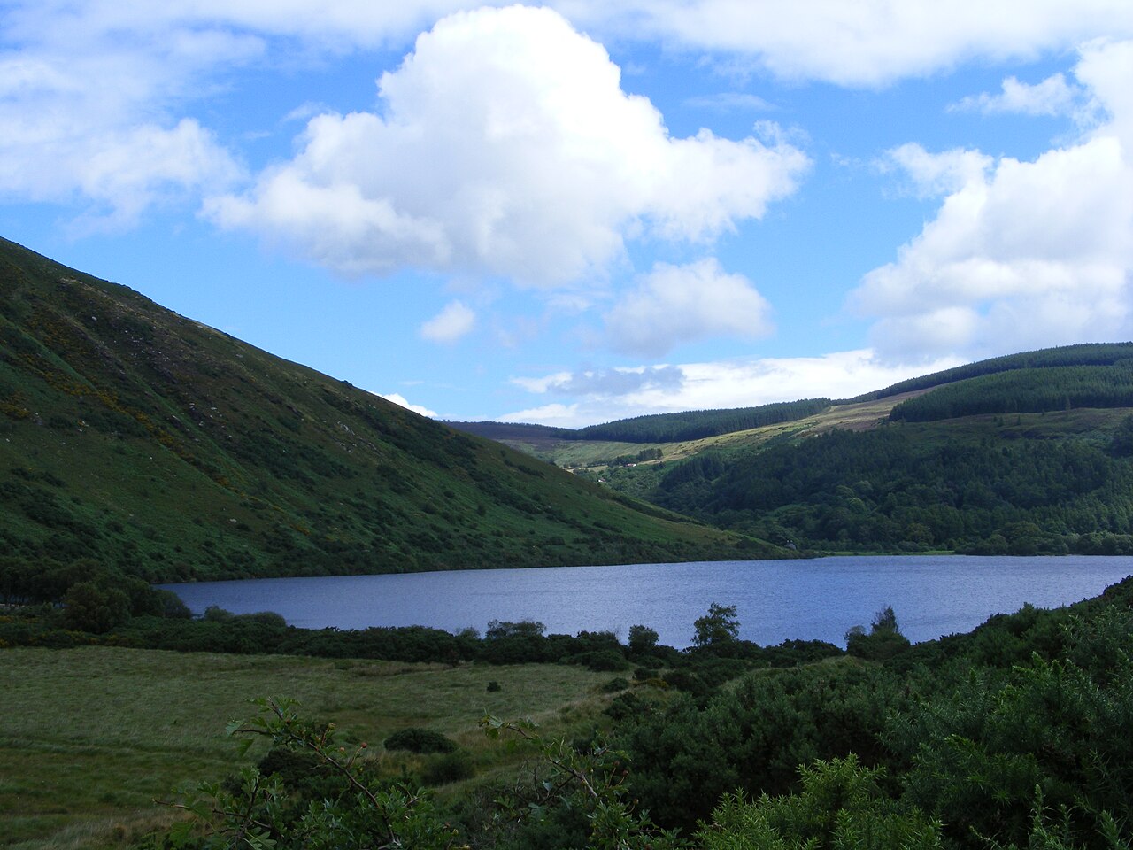 Fishing at Lough Dan, Co. Wicklow