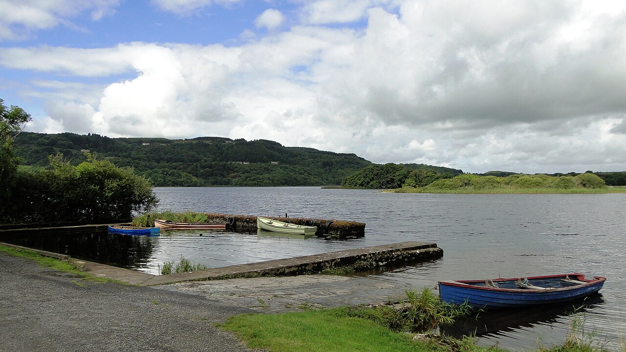 Fishing at Lake Inchiquin, Co. Clare