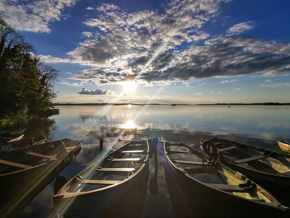 Fishing at Lough Owel, Co. Westmeath