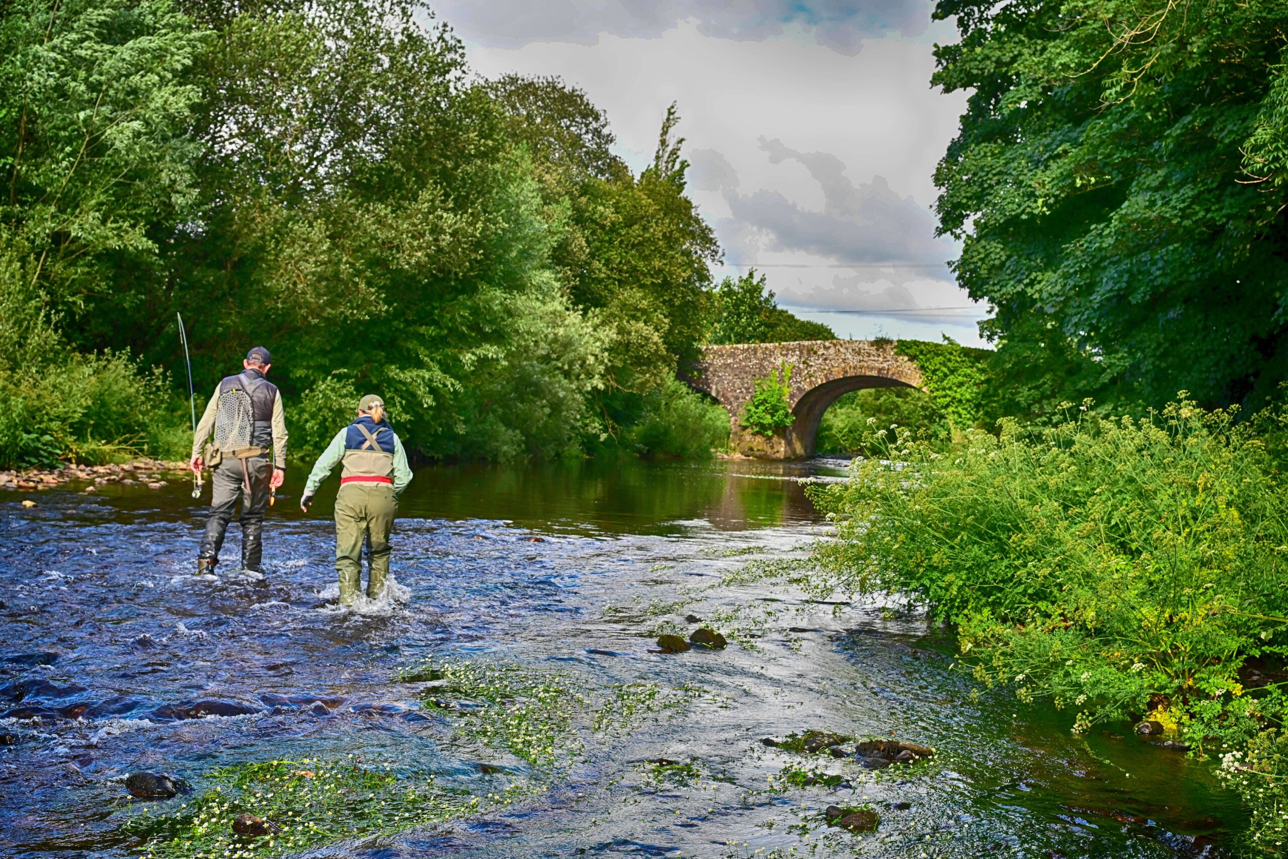 Fishing at River Nire, Co. Waterford